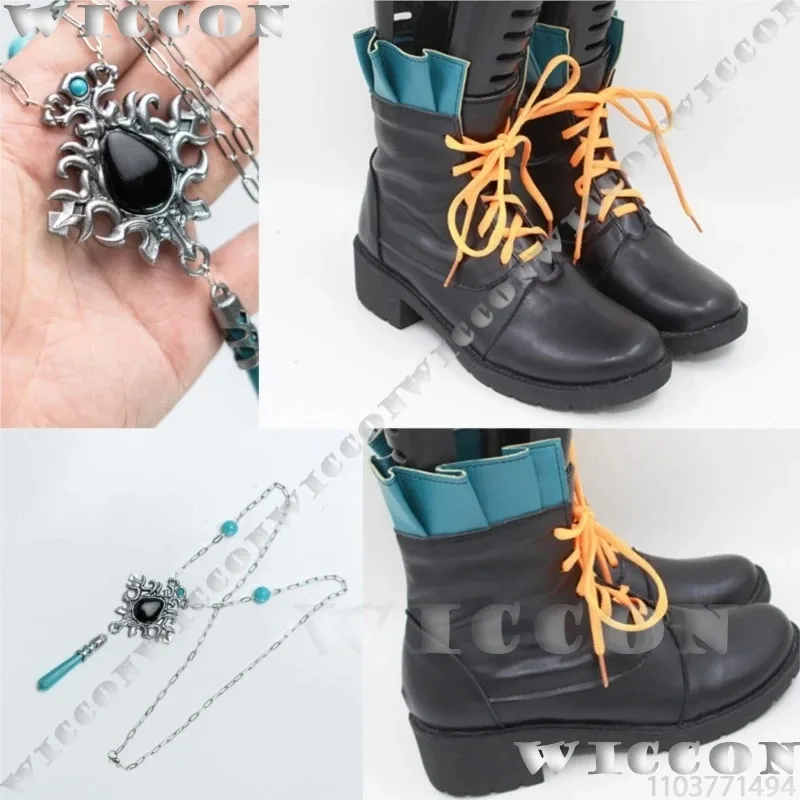 Young Jill Warrick Clive Game Fiinal Fantassy XVI FF16 Cosplay Costume Necklace Wig Prop Dress Shoes Cute Girl Suit Customizeds;