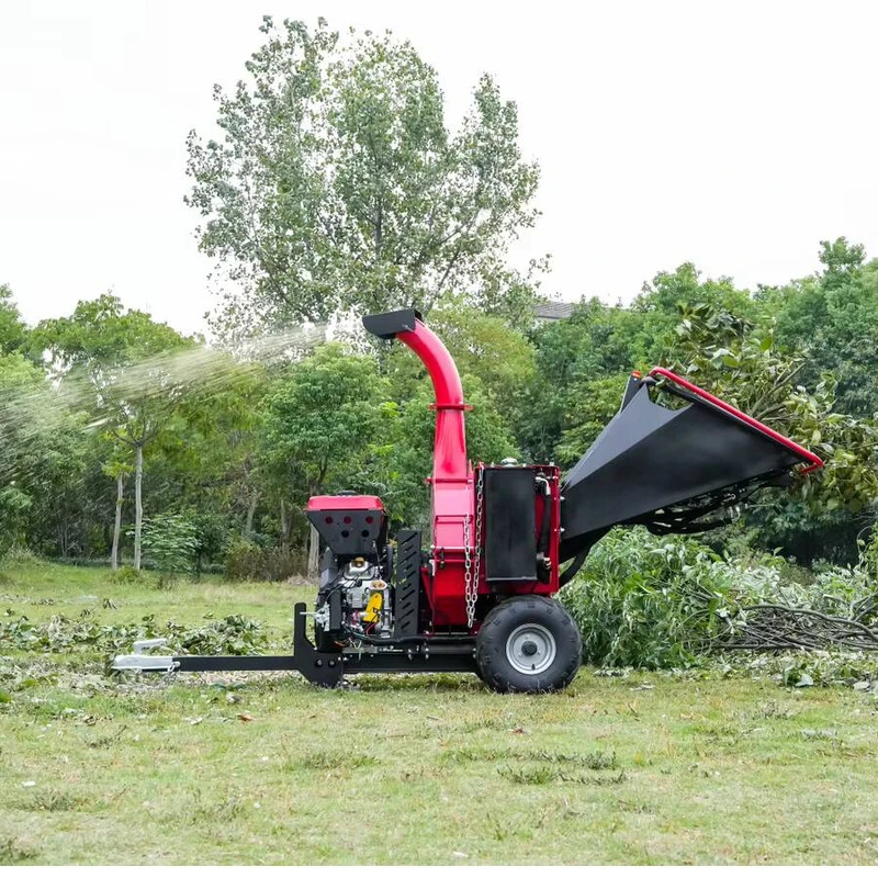 

China Factory Price And Original Equipment Manufacturer 15Hp Engine Tree Log Paper Branch Wood Shredder