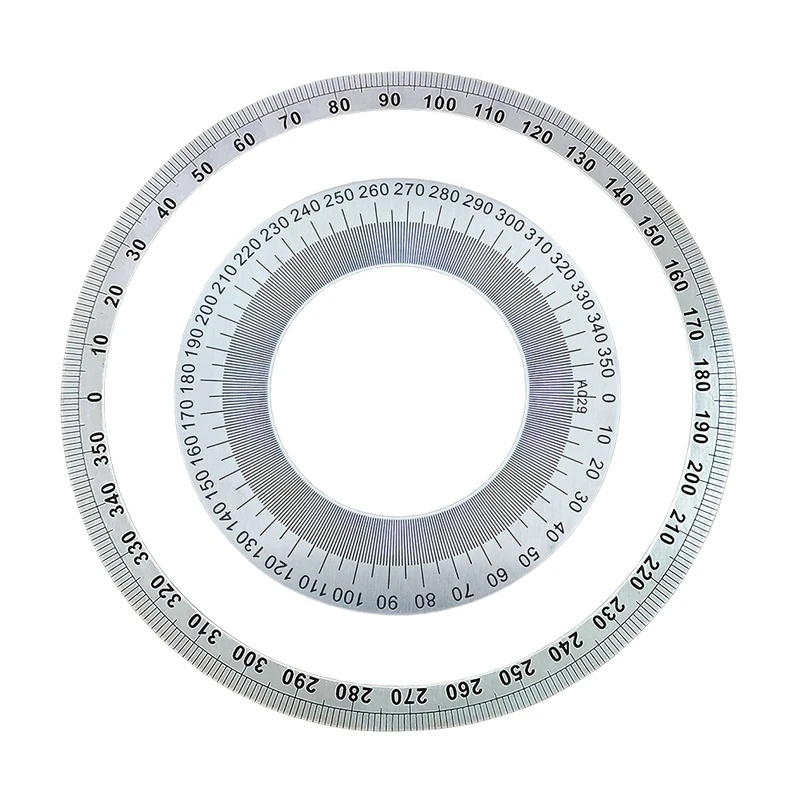 Image of Edelstahl-Drehmaschine, Zifferblatt, 360-Grad-Scheibe, Universal-Messscheibe (Durchmesser: 70 110 120 130 90 120 170 190 200 mm)