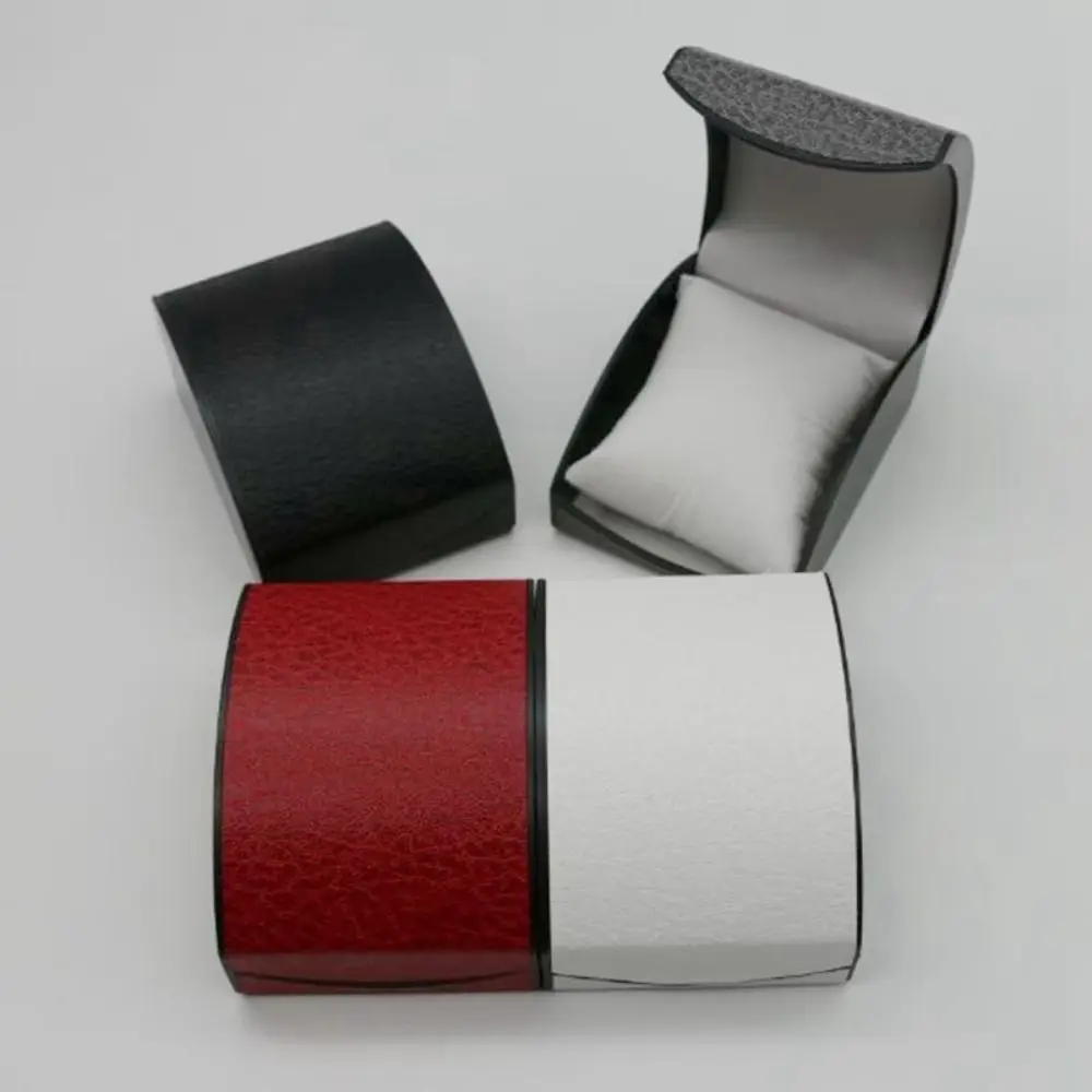Leather Watch Display Box Vintage Leather Single Watch Watch Case Dust-proof Wear-resistant Watch Storage Organizer