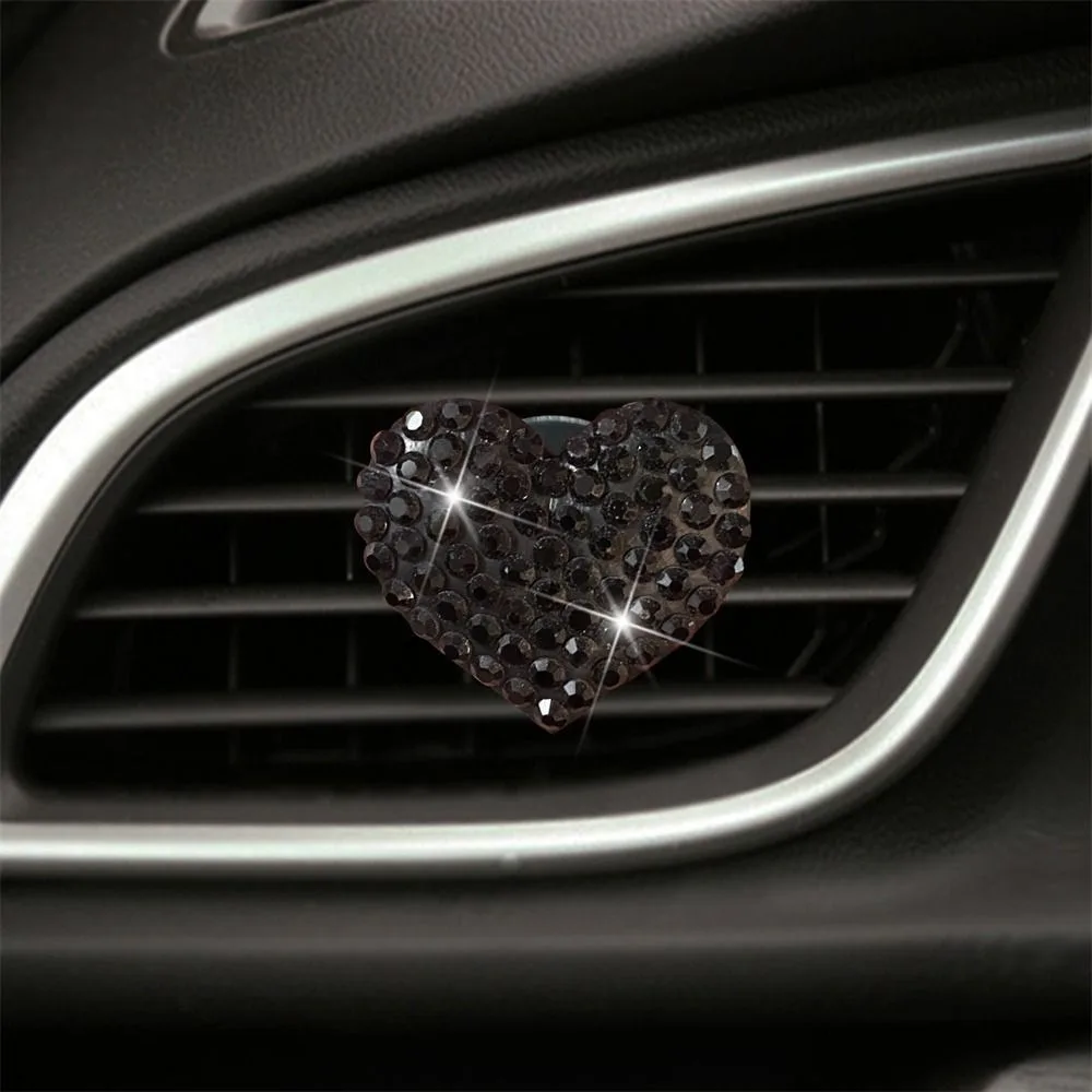 

Auto Ornament Heart-shaped Air Conditioning Car Aromatherapy Clip Air Outlet Decoration Car Aroma Diffuser Auto Clip
