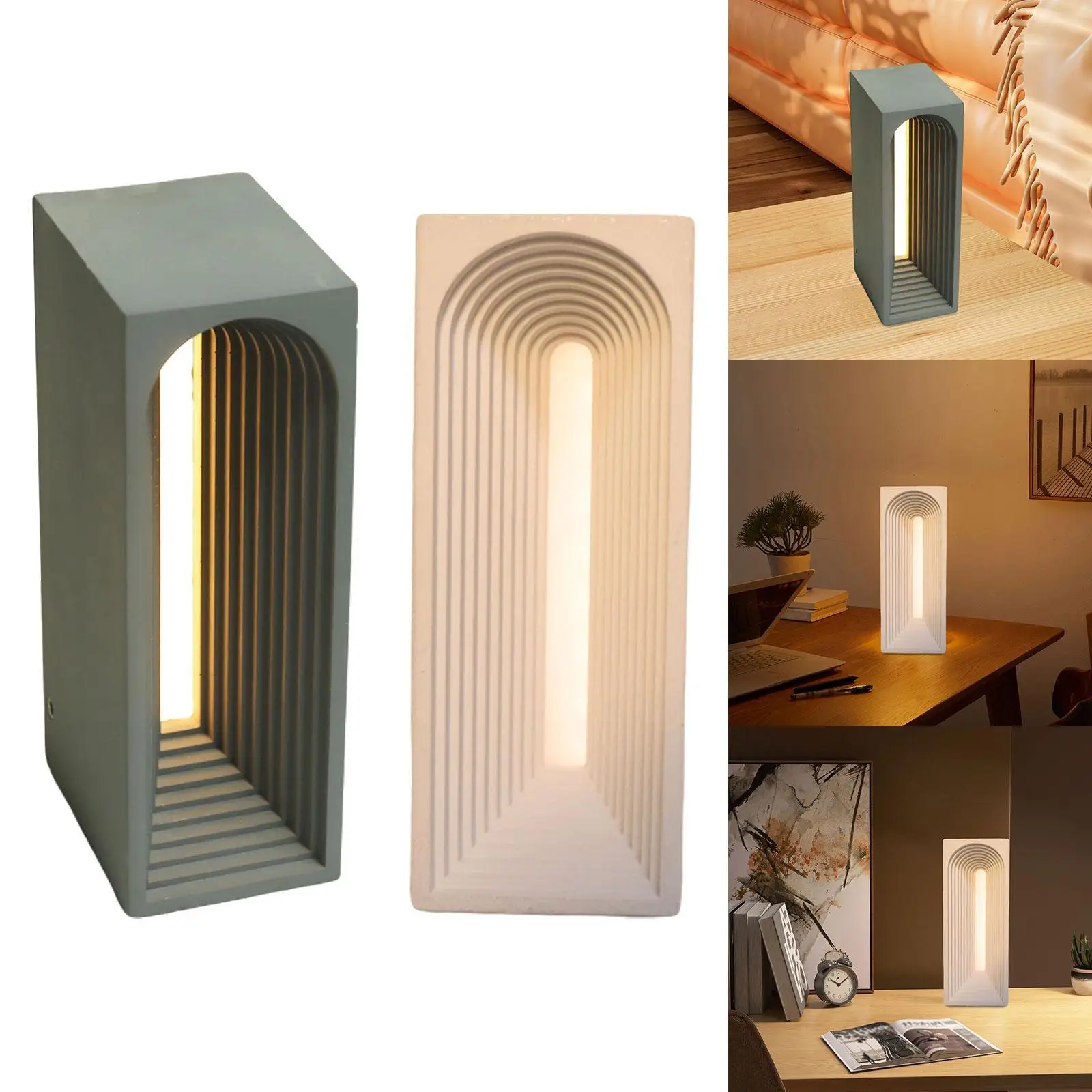 

Desk Lamp Modern Rechargeable Crafts Atmosphere Light for Office Home Indoor