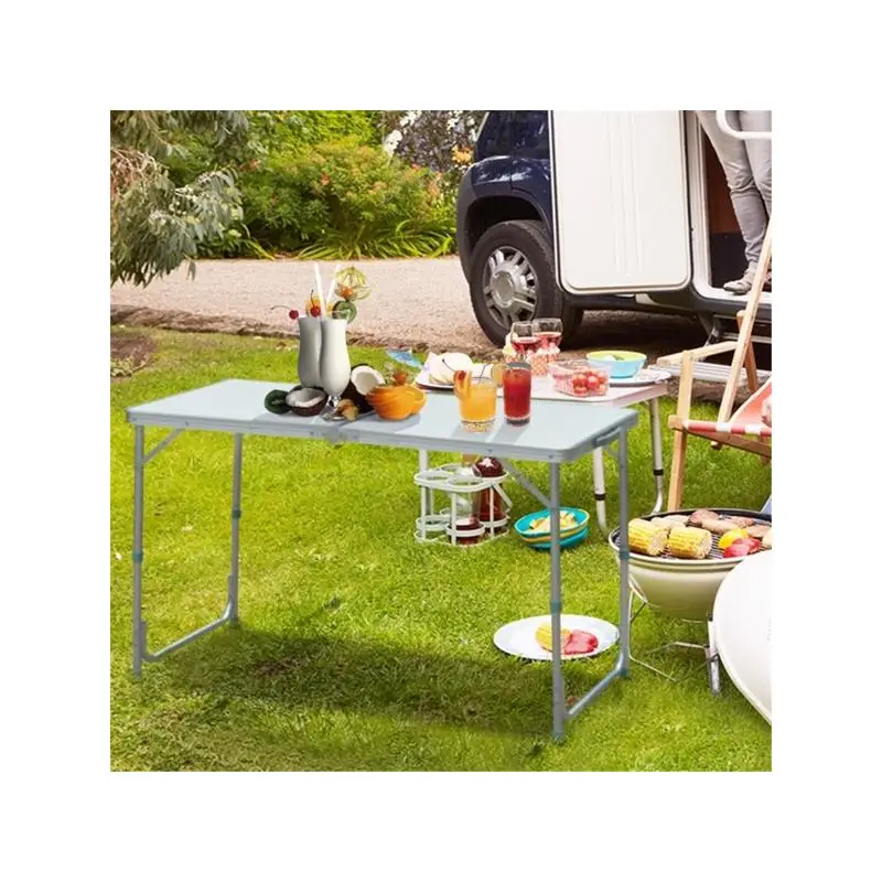 

Портативный обеденный стол для кемпинга — складной и легкий уличный стол для пикников, барбекю и задней двери — простой набор и компактный