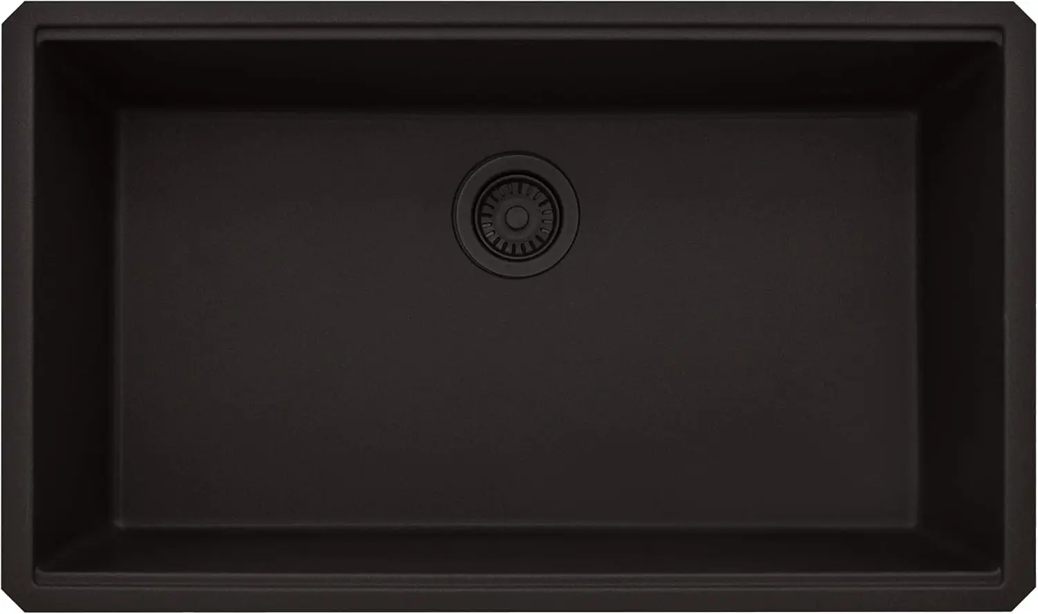 32-in Espresso Granite Undermount Workstation Kitchen Sink-RVG2306ES