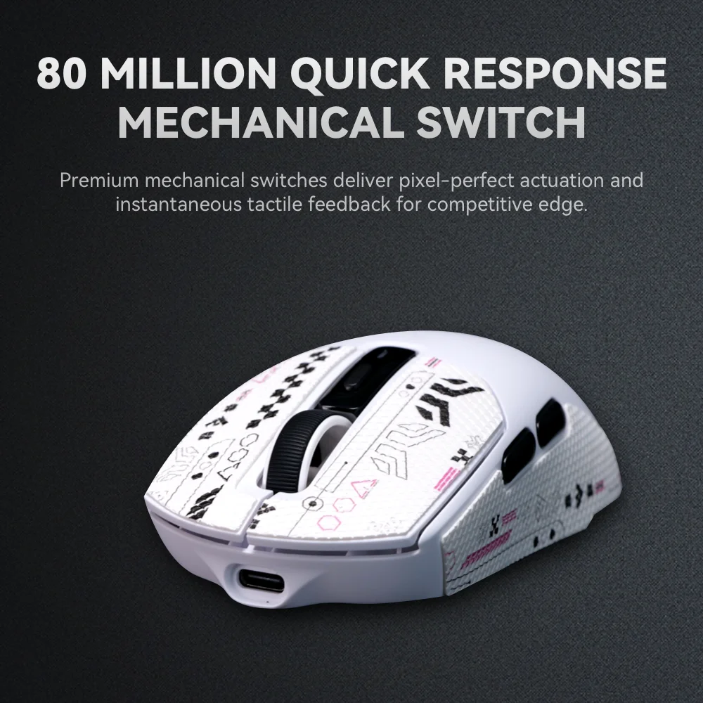 نعم ماجيك V1 PAW3311 12000 ديسيبل متوحد الخواص 59g ماوس ألعاب لاسلكي ماوس مريح لليد اليمنى مع قاعدة شحن شاشة مغناطيسية RGB