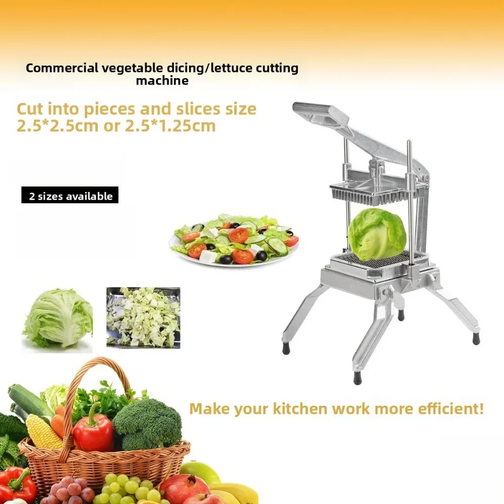 Commercial Vertical Multifunctional Lettuce Cabbage Cutting Machine, Cutting Manual Fruit and Vegetable Cutting Machine