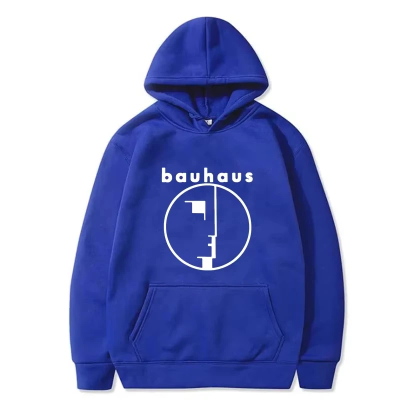 Men's Hoodie Bauhaus Post Punk Goth Rock Crew Neck Graphic Printed Sweatshirt Fashion Casual Plus Size Women Pullover Hoody