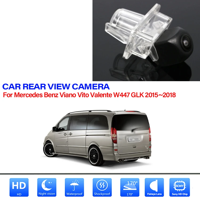 

Parking Line Car Rear View Reverse Backup Camera For Mercedes Benz Viano Vito Valente W447 GLK 2015 2016 2017 2018 Night Vision