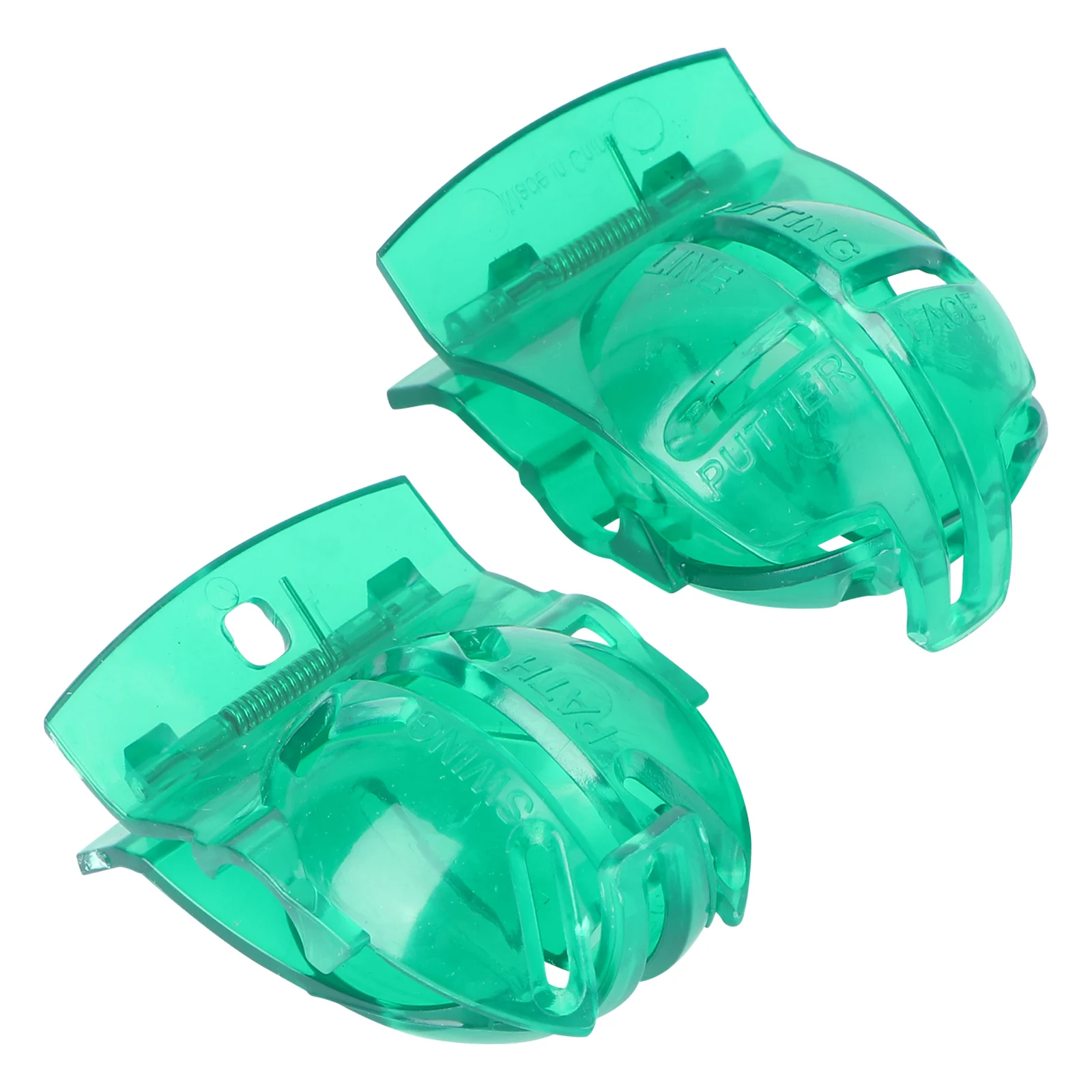 

2Pcs Golf Clip Ball Marker Drawing Alignment Tool Durable Easy Use Straight Neat Lines Check Swing Putting Green