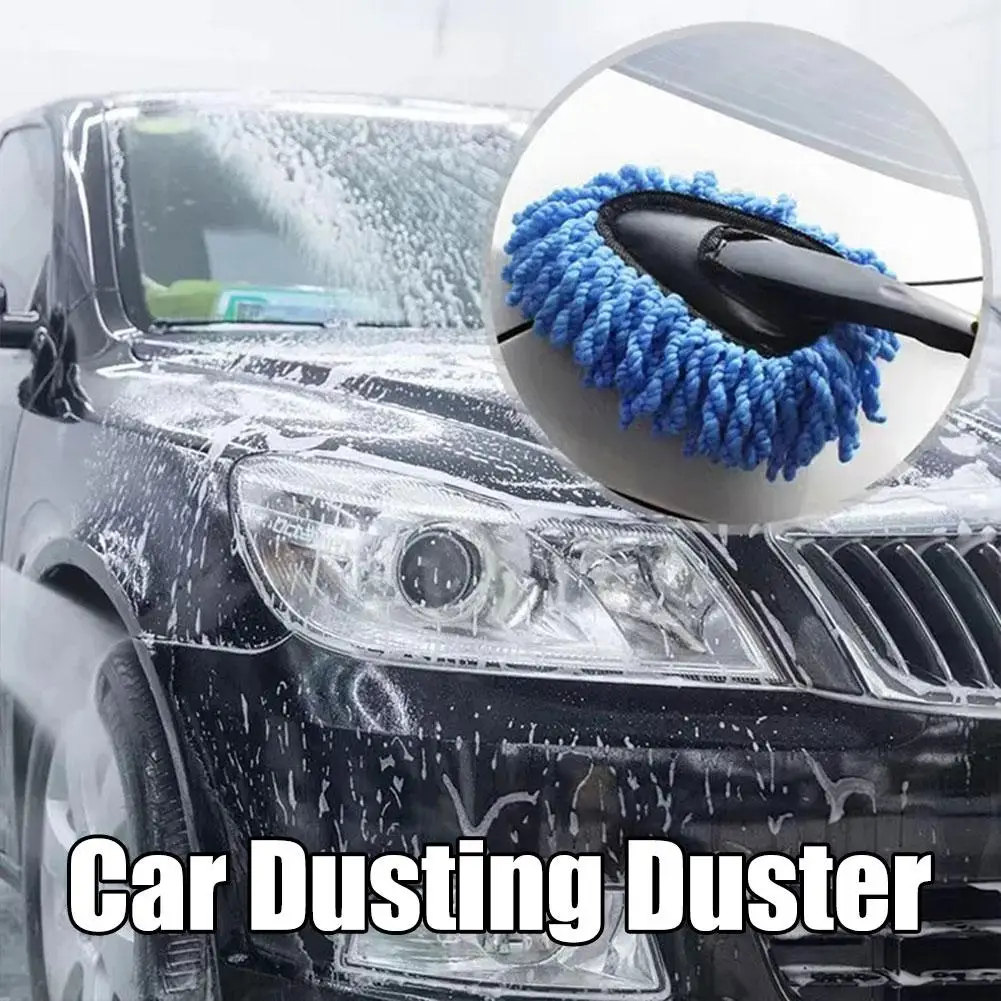 Car Cleaning Accesorios Mop Microfiber Washing Brush Dusting Tool Cleaner Car Brush Auto Duster Dusting Wash Detailing Home N4M8