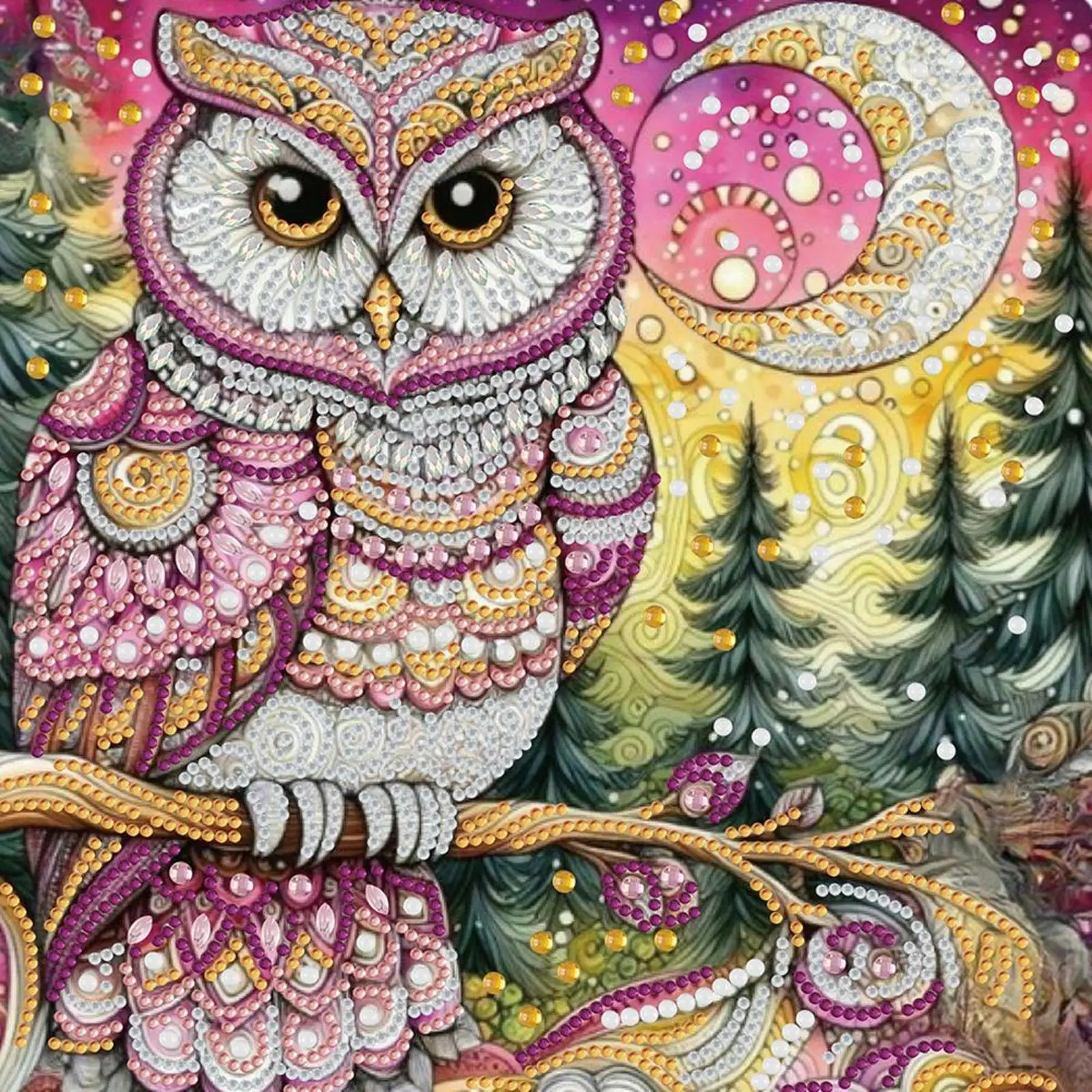 

Набор для алмазной вышивки 5D DIY с частичным покрытием, особой формы, с изображением животных, 30x30 см