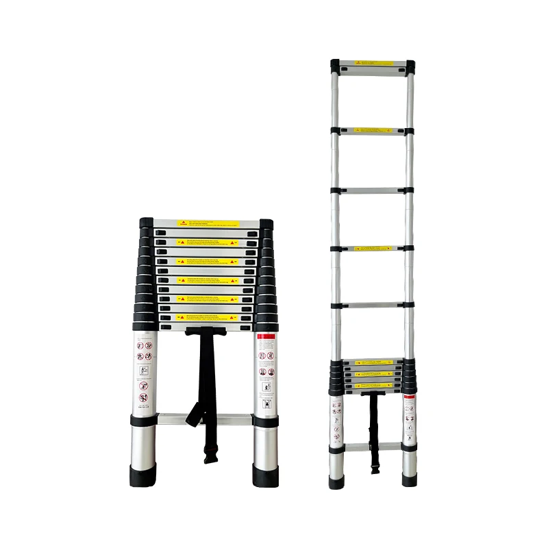 2M 5 Meter Ladder Telescopic Escalera De Fibra De Vidrio Telescopic Ladder