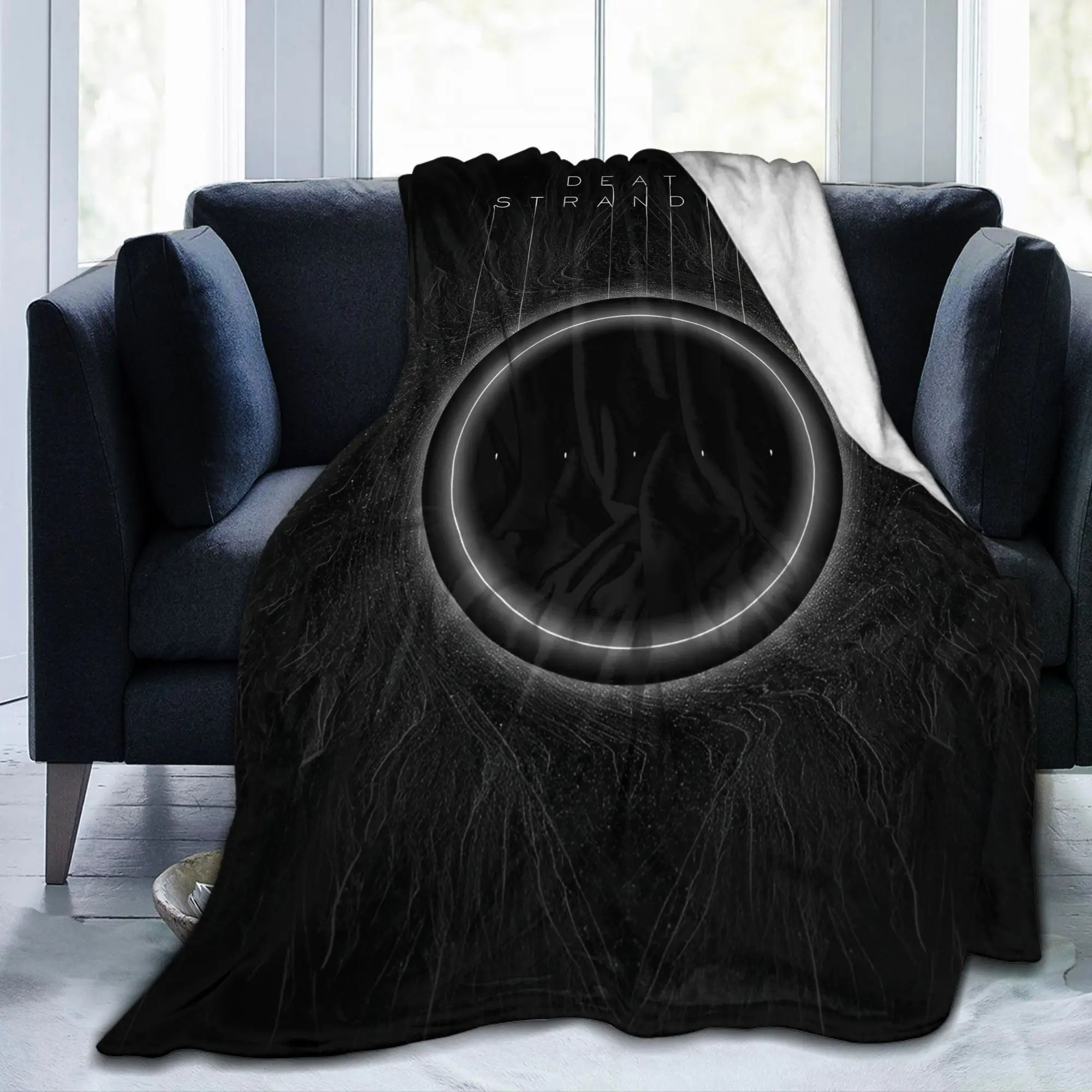 Death Stranding Video Game Blanket Flannel All Season PC Gamer Portable Soft Throw Blankets for Travel