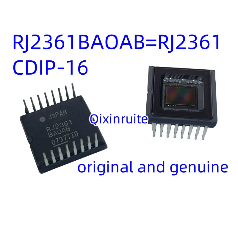 

Qixinruite 100% brand new original genuine RJ2361BAOAB=RJ2361 direct insert CDIP-16 CCD mirror chip IC