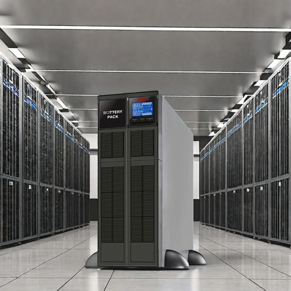 Single-phase Rack Mount UPS 10kva 8000W High-power Pure Sine Wave 50Hz/60Hz Intelligent Conversion UPS