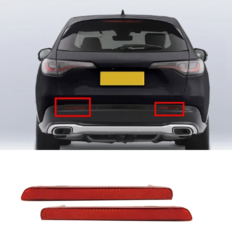 

Car LED Rear Bumper Light Fog Lamp Parking Warning Light Reflector Taillights For Honda ZRV 2022-2024