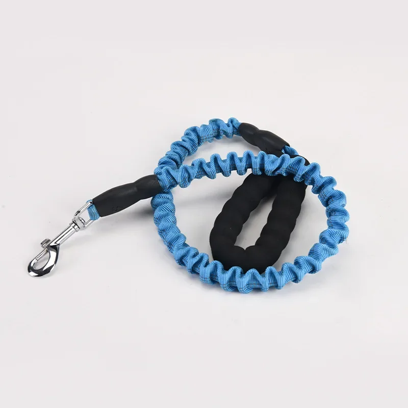 Dog leash for large dogs and pets, explosion-proof flushing and walking dog leash, elastic nylon dog leash supplies