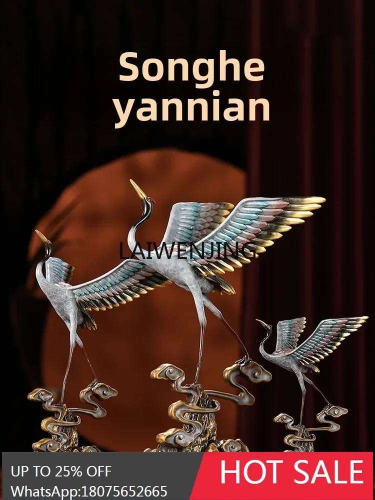 زخرفة رافعة رئيسية للزيت من MJY مصنوعة بالكامل من النحاس الصيني لتأثيث المنزل وغرفة المعيشة وخزانة النبيذ