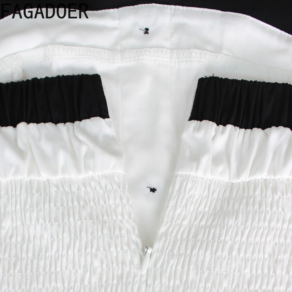 FAGADOER Autumn New Fashion Bodycon Dresses for Women Single Breasted Sleeveless Backless Dress Female Streetwear Vestidos 2025