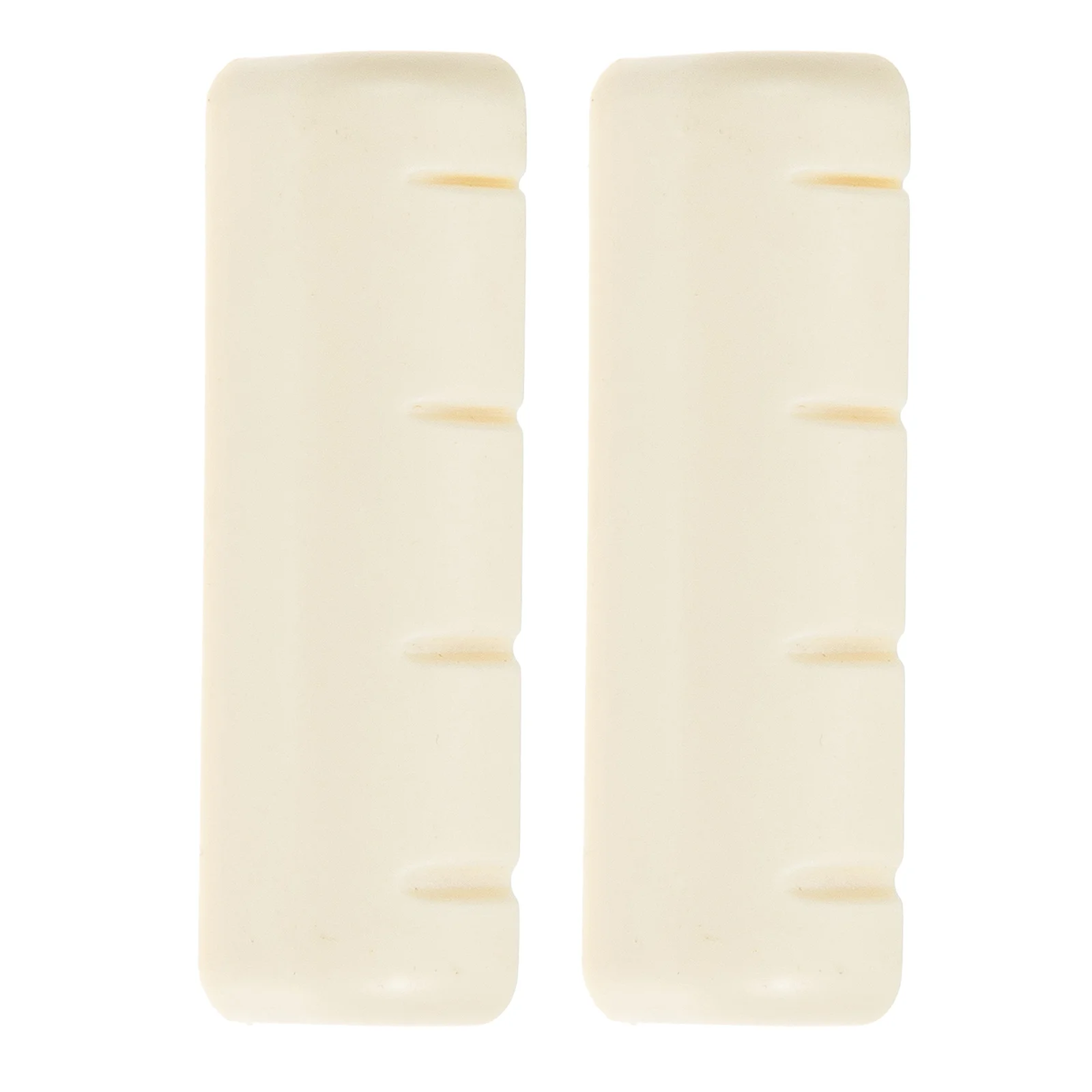 2 Pcs Banjo Nut Mandolin Replacement Tailpiece Bridge Ukulele Saddle Bone Wide Accessories Neck