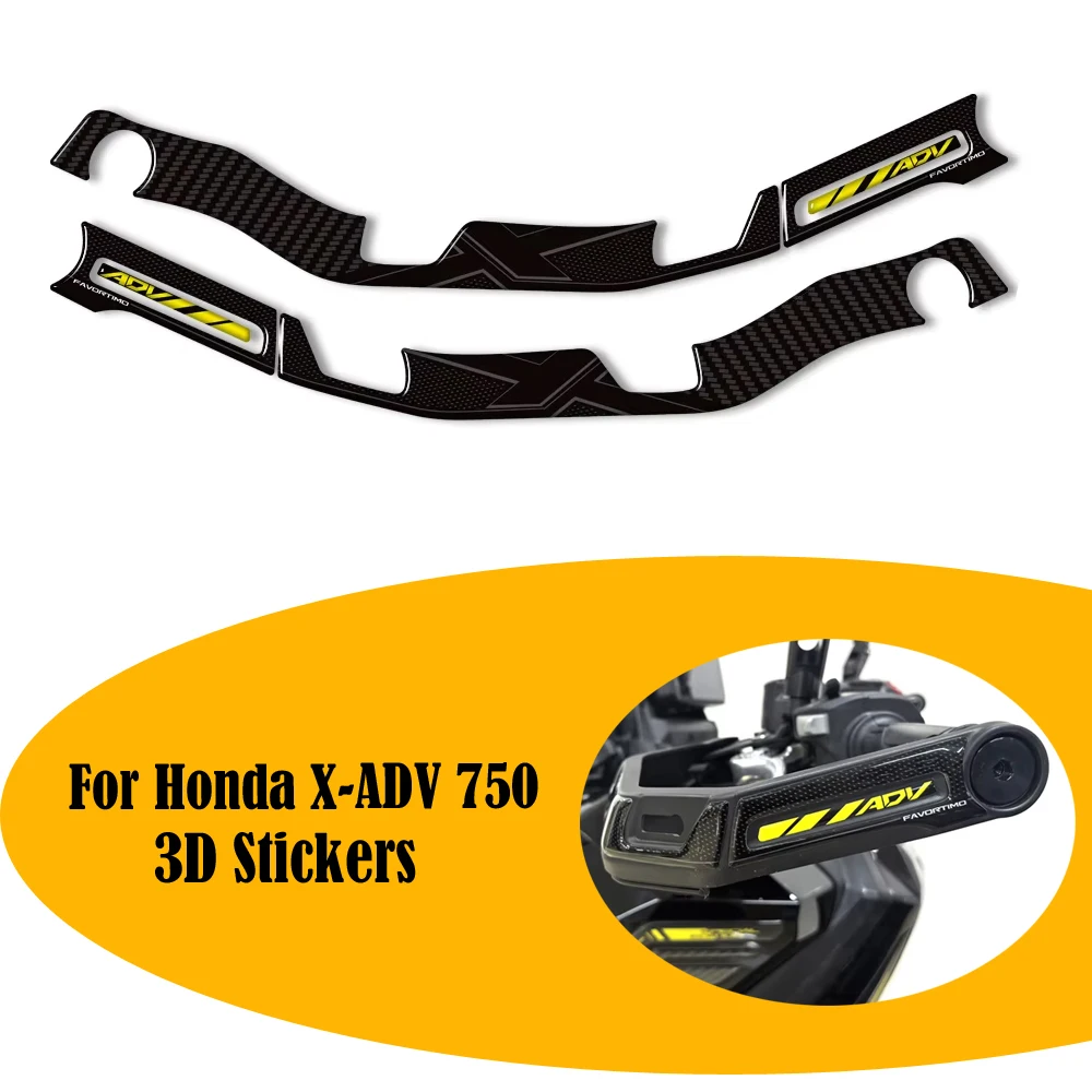

For Honda X-ADV750 X ADV 750 Adventure 2021 2022- 2025 Motorcycle Tank pad stickers Knee Pad Grips Gas Fuel Oil 3D Stickers