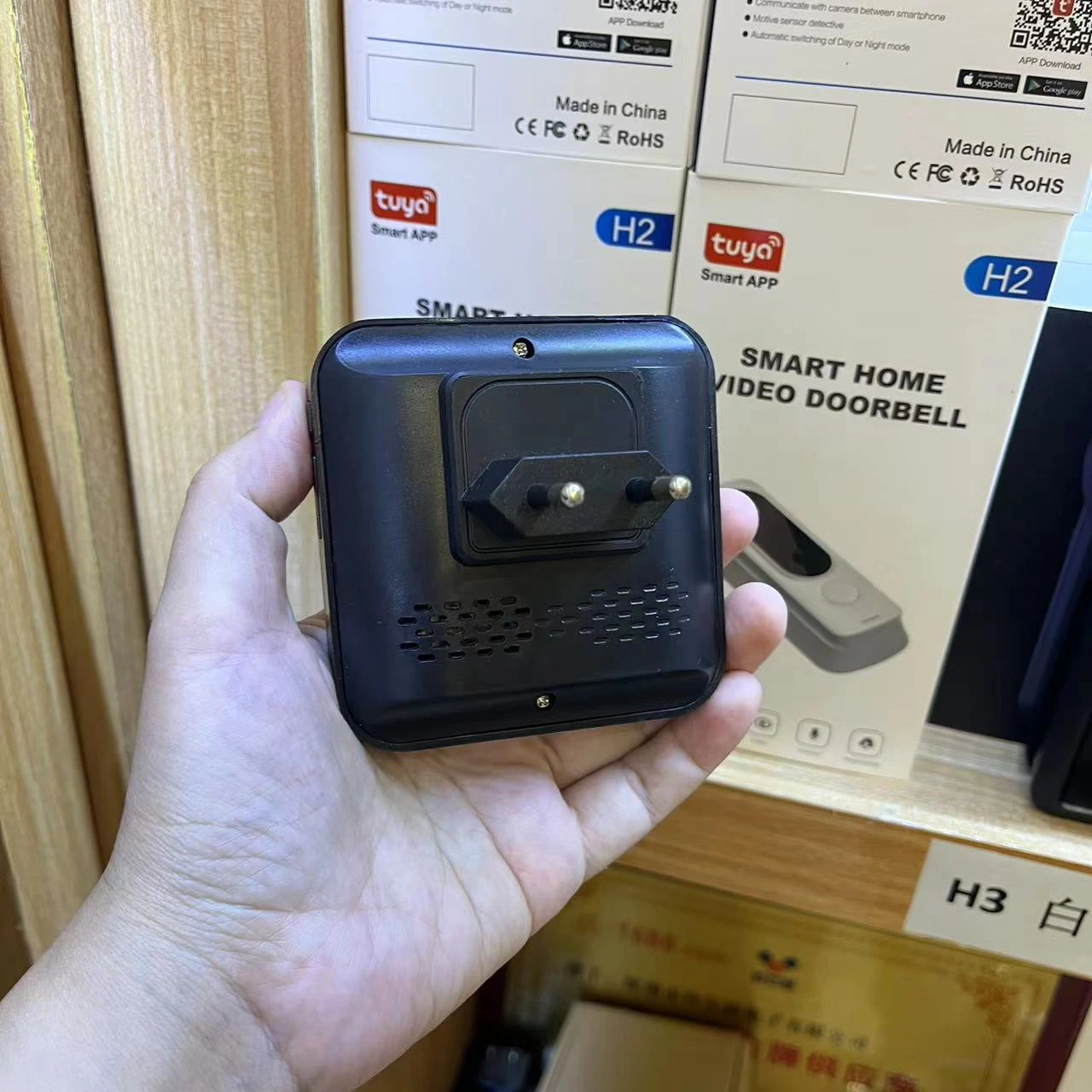 Carillon sonnette électrique Wi-Fi, 220V, porte de sécurité, haute qualité, Dingdong