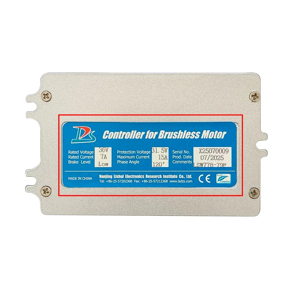 

Nulkomma Ebike Motor Brushless Controller LSW778-79F 790 Display 36V15A Speed Controller For Electric Bicycle Scooters Fat Tire