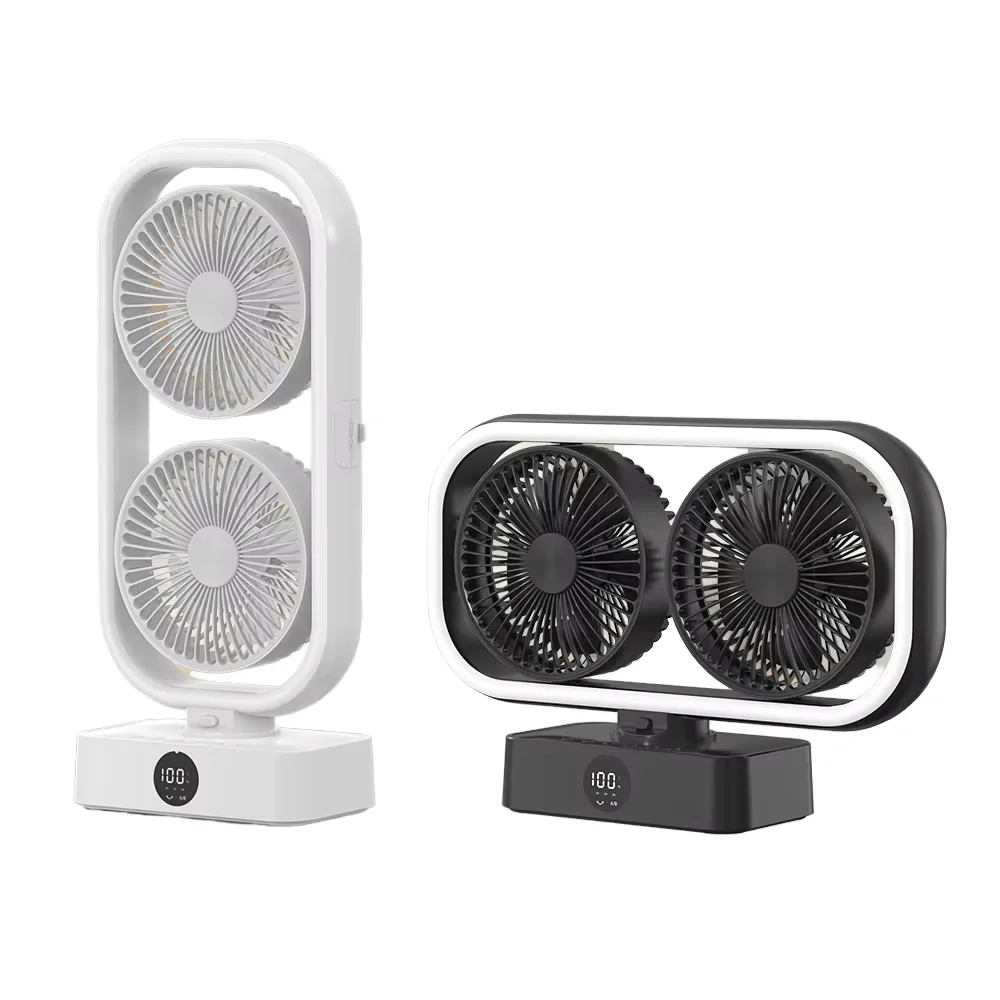 

2025 Rechargeable Digital Display Turbo Fan Portable & Wearable Mini Pocket Handheld Fan For Travel Camping Outdoor