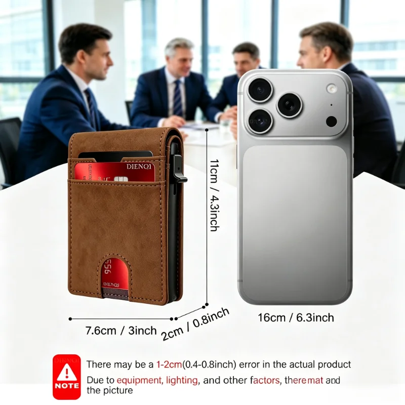 Minimalist Bifold Card Holder  - Card Case Minimalist 评论和价格