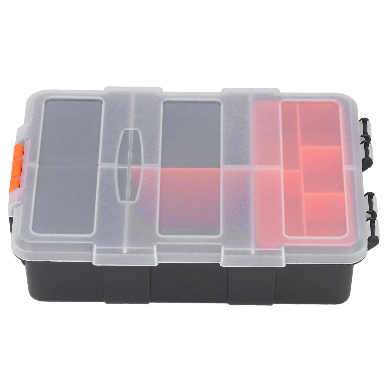 

Transparent Grid Storage Box for hardware Tools for household Organizer