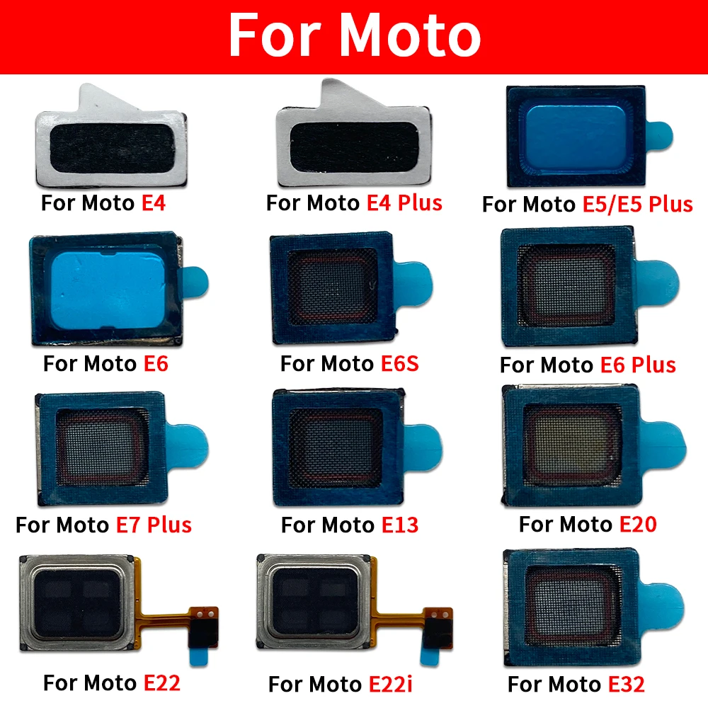 10cs ل Moto E32 E22i E22 E20 E13 E6S E6 E5 E7 E4 Plus سماعة المتكلم استقبال