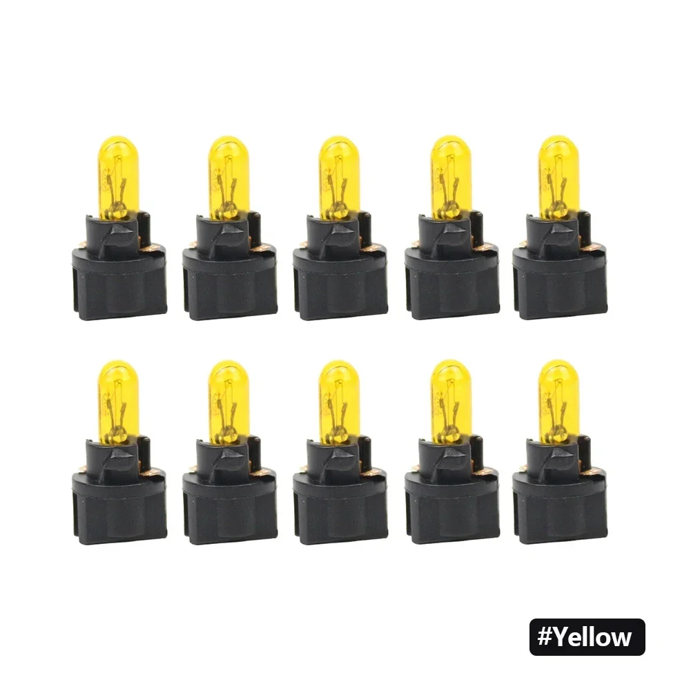 10Pcs T5 SMD LED Auto Licht Autos Licht emittierende Diode Instrument Gauge Dashboard Glühbirnen Auto Innen Anzeige Lampe