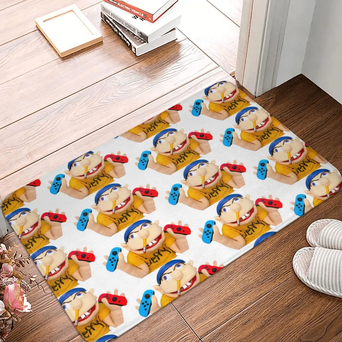 Sml Jeffy With Switch Weighted 40x60cm Carpet Polyester Floor Mats Popular Doorway Everyday