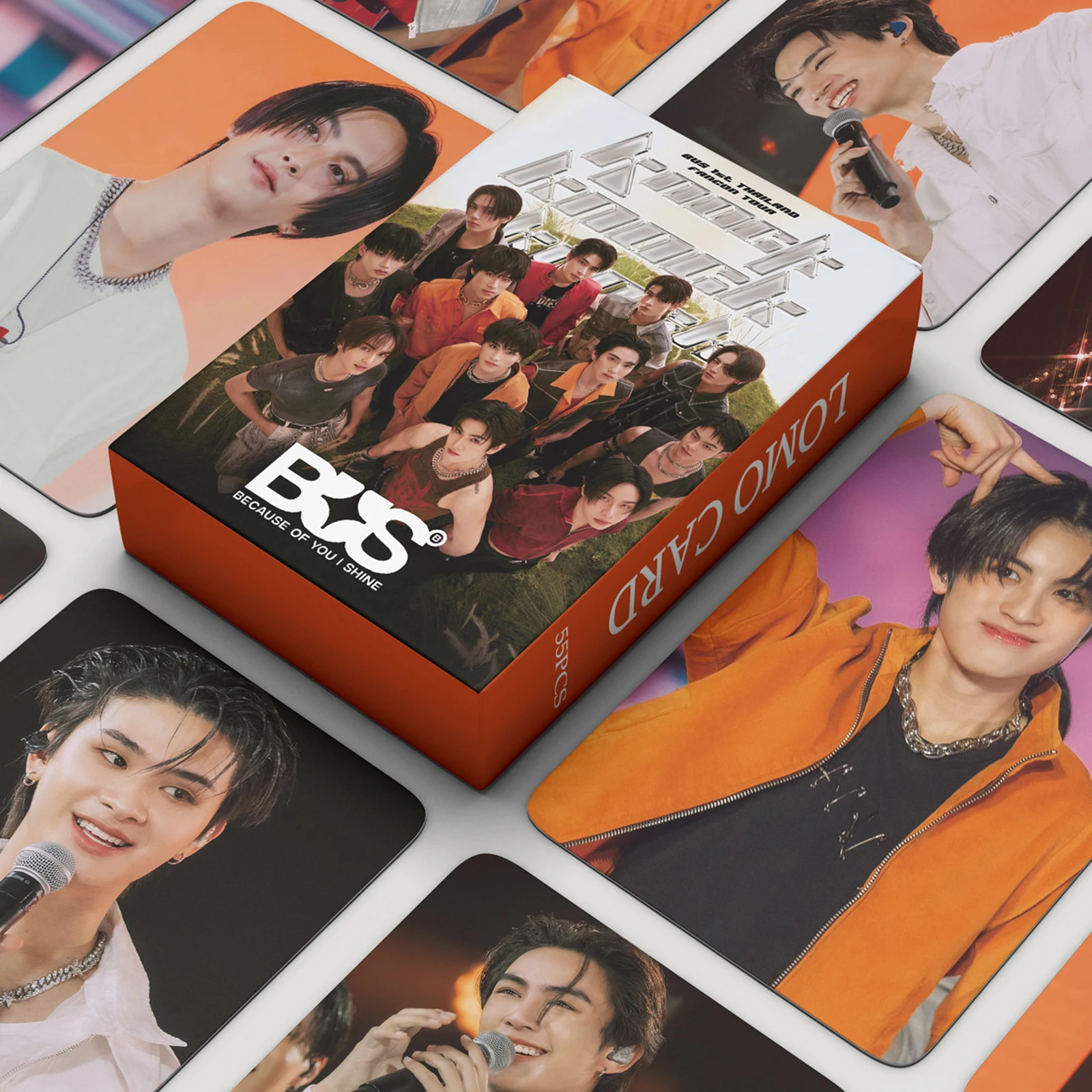 55Pcs/Set Kpop BUS KNOCK KNOCK Concert Lomo Cards Two Sides Dance Stage Photocards World Tour Postcards Fans Souvenir Collection