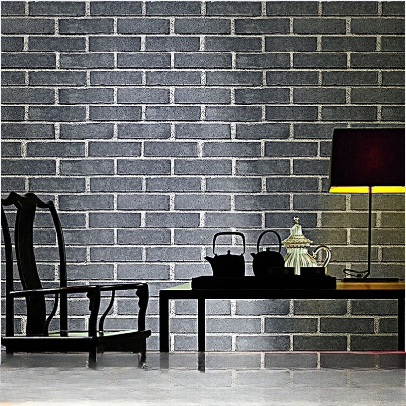 

Китайские кирпичные узоры, кирпичные обои, 3D магазин одежды, гостиная, ресторан, бар, кофейня, парикмахерская