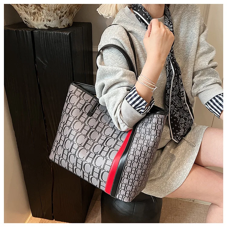  حمل حقيبة المرأة مصمم جديد قسط سعة كبيرة الكلاسيكية الأزياء الفاخرة حقيبة الكتف أعلى مقبض المحفظة جودة عالية #4