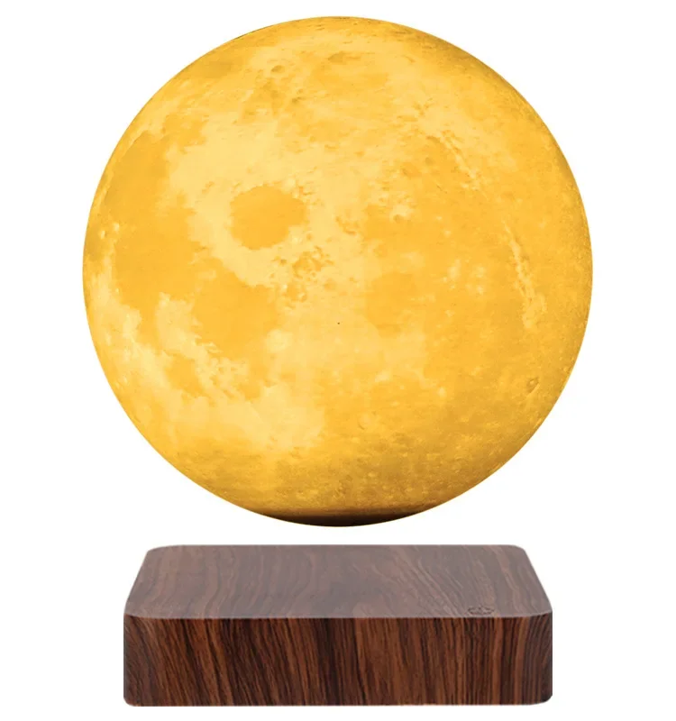 Magnetic levitation moon lamp romantic light levitation 3D printing