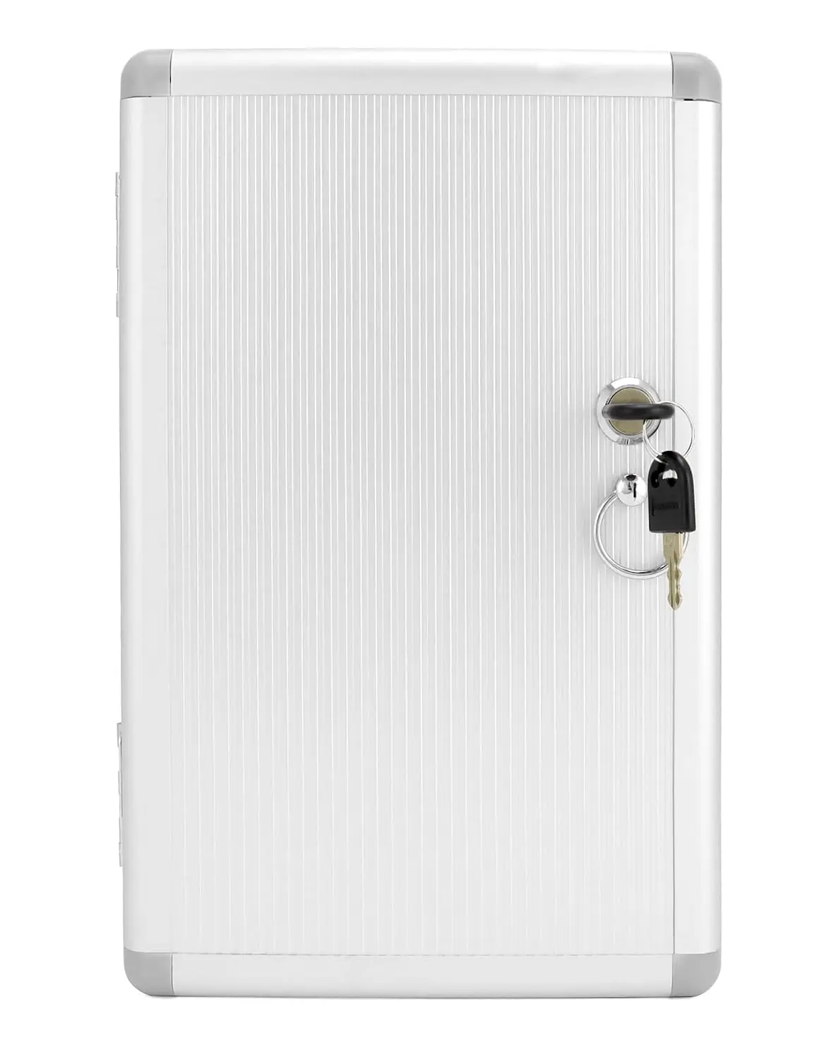24 Position Key Safe Box Aluminum Key Lock Box for Business, School, Home - 32 x 21 x 5.5 cm (12.5 x 8.3 x 2.2 Inch)