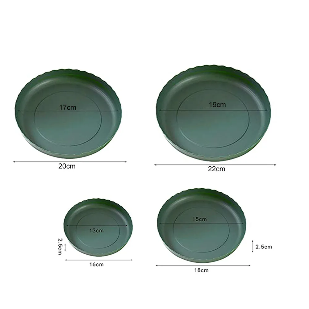 Gardening Essentials 20PCS Round Flower Pot Saucers Lightweight Plastic Trays Suitable for a Variety of Plants