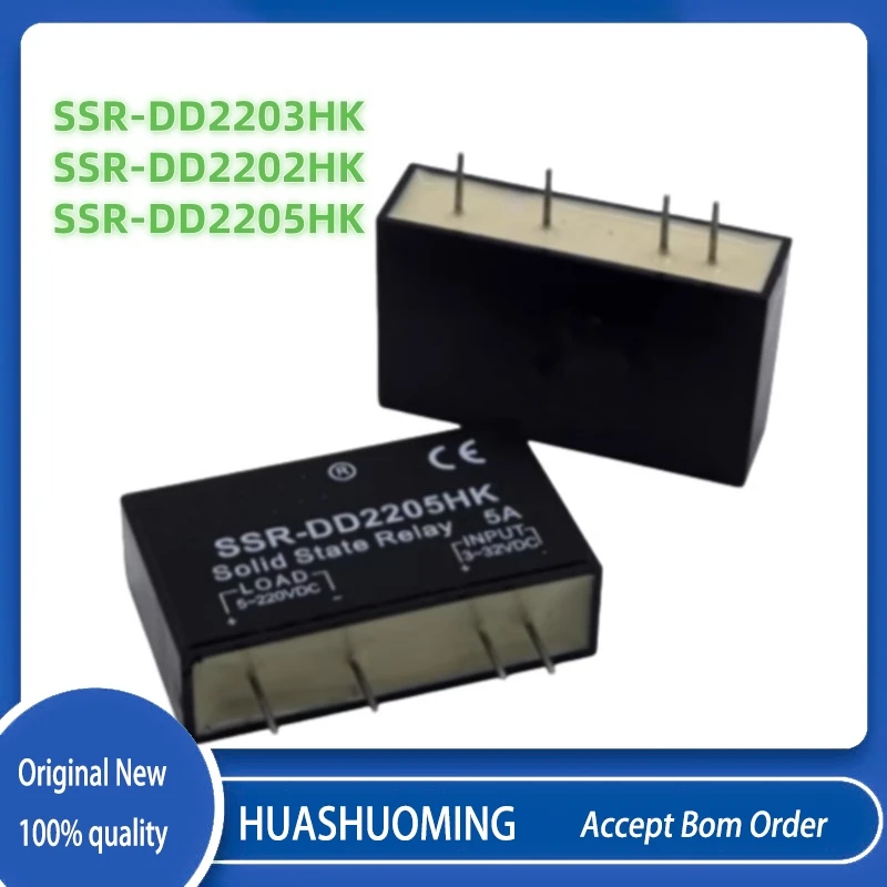 5Pcs/LoT   New    SSR-DD2202HK  SSR-DD2203HK  SSR-DD2205HK   2A 3A 5A     SSR DD2205HK  4PIN