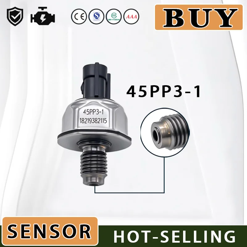 45PP3-1 Fuel Rail Monitoring Sensor For Diesel Injection System High Pressure Detection Common Rail Engine Control Part, LI3027