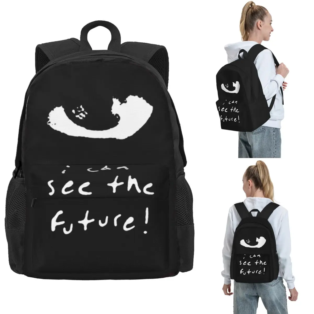 

I Can See Utopia Backpack Hot Sale Daypack Large Capacity Kids BookBag School Bag Shoulder Bags for Men Women