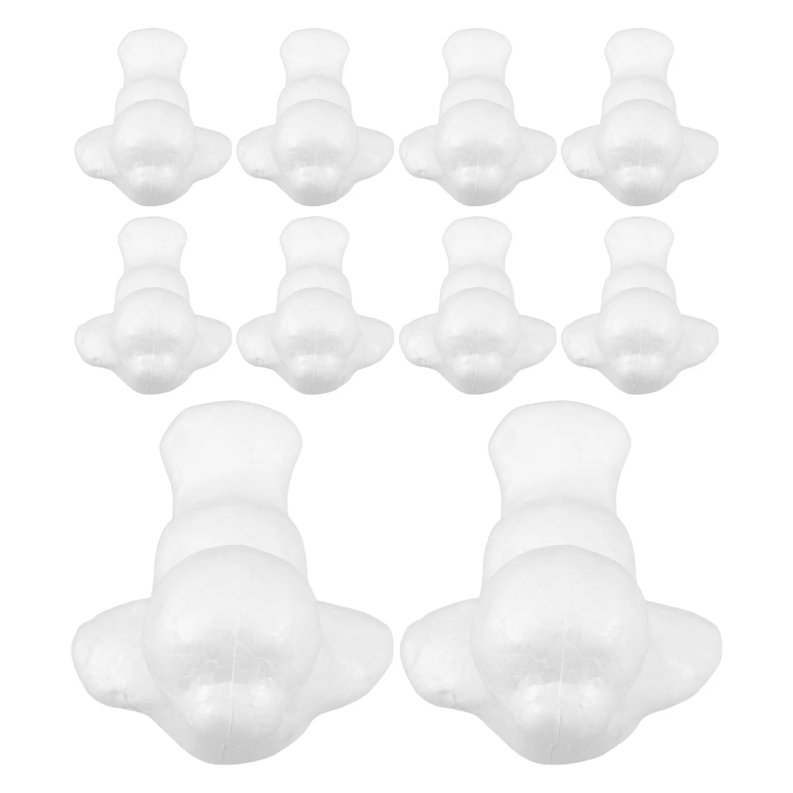 50Pcs Foam Sea Lion DIY Craft Embryo Unfinished Animal Shaped Foam Block for Painting Creative Crafting School Art Projects