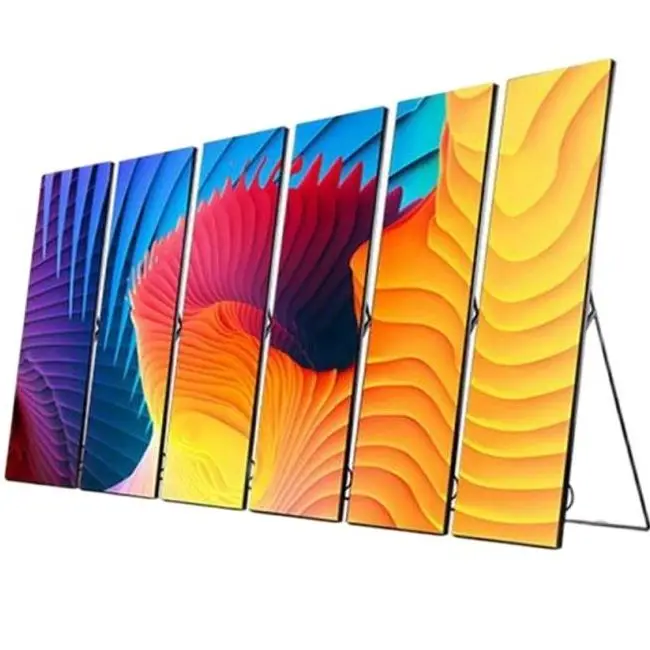 Indoor Commercial Advertising P1.86 Poster Led Panel Screen Display For Shopping Mall (Size Can Be Customized