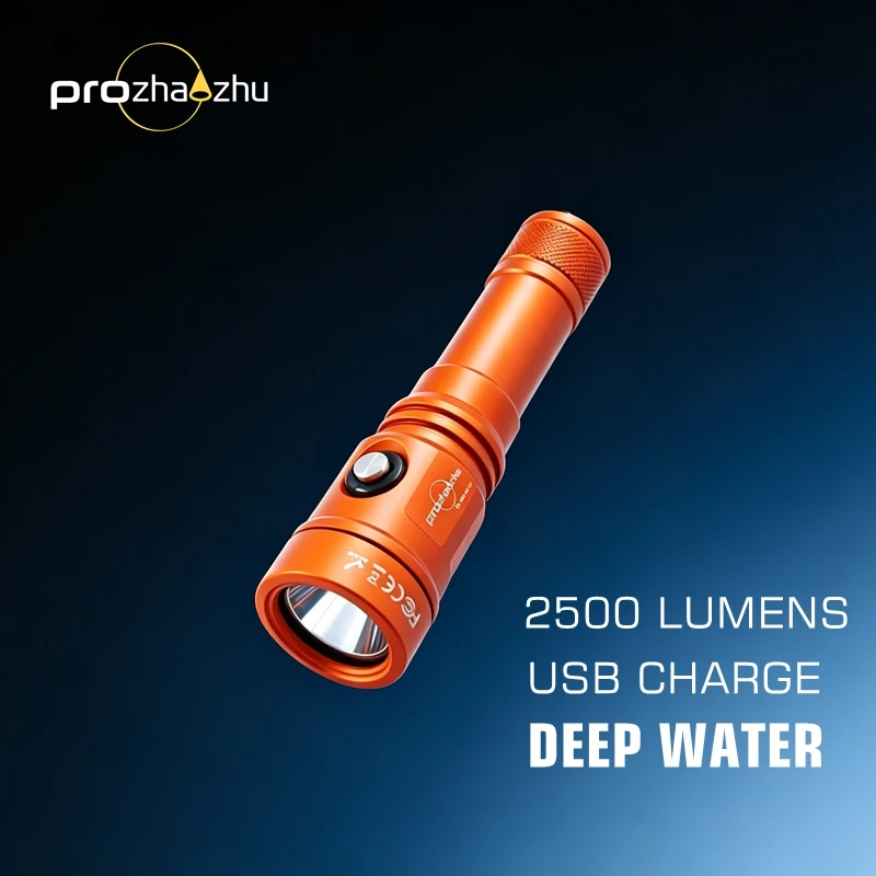 prozhaozhu-dl-b50-plus-2500-lumenes-linterna-de-buceo-usb-c-recargable-ip68-resistente-al-agua-100m-antorcha-de-buceo-profesional