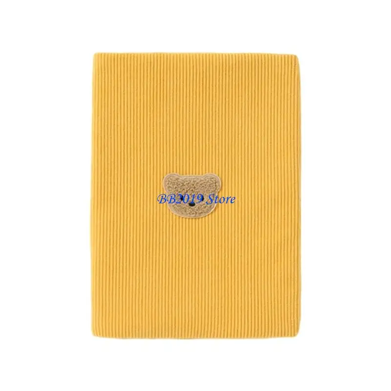 Q0KB Spacious Corduroy Fabric Storage Bag For Parents Machine Washable