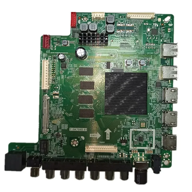 T.SK708D.81 WiFi4 core 4K driver board 2G cache + 16G memory, smart camera voice