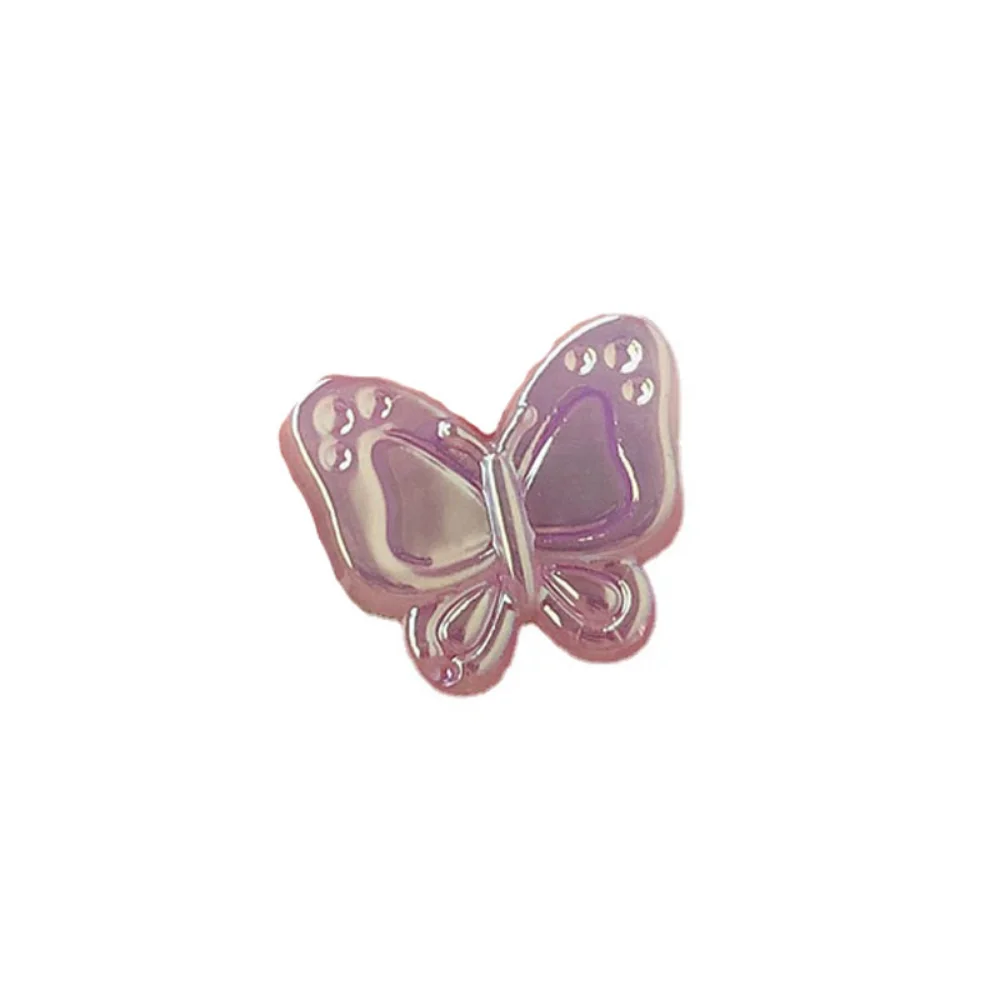 Korean Version of Trendy Metal Resin Butterfly Duckbill Clip for Campus Party New Hairpin 2023 Girls\' Elegant Hair Accessories