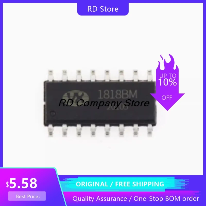 

5PCS/LOT New 1818BM YX1818BM YX-1818BM YX-1818 YX1818 SOP16 Dual-channel DC motor driver chip Free Shipping