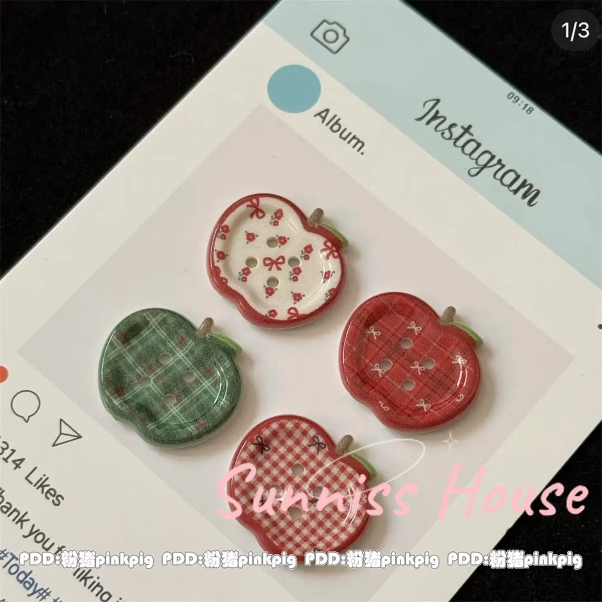 25Pcs Mixed Color Handmade Resin Round 2/4-hole Button for Sewing Clothes Accessories Crafts Scrapbooking DIY Apparel Supplie view 4